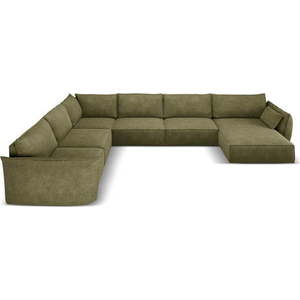 Zelená rohová pohovka (levý roh) Vanda – Mazzini Sofas obraz