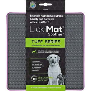 Lízací podložka Soother Tuff Purple – LickiMat obraz