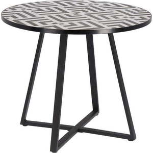 Zahradní jídelní stůl s keramickou deskou Kave Home Tella, ⌀ 90 cm obraz