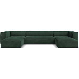 Tmavě zelená rohová pohovka (do "U") Madame – Windsor & Co Sofas obraz