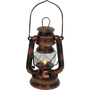 LED lucerna v bronzové barvě (výška 19 cm) – Hilight obraz