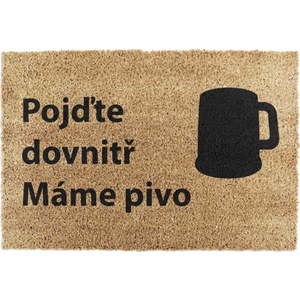 Rohožka z kokosového vlákna 40x60 cm Pivo – Artsy Doormats obraz