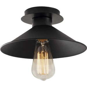 Černé stropní svítidlo s kovovým stínidlem ø 24 cm Berceste – Opviq lights obraz
