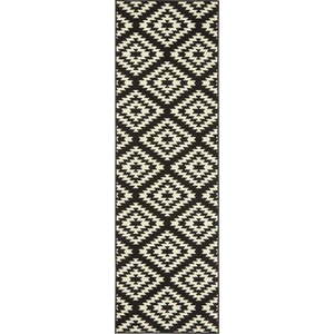 Černo-bílý běhoun Hanse Home Basic Nordic, 80 x 200 cm obraz
