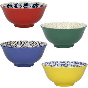 Sada 4 keramických misek Kitchen Craft, ø 15 cm obraz