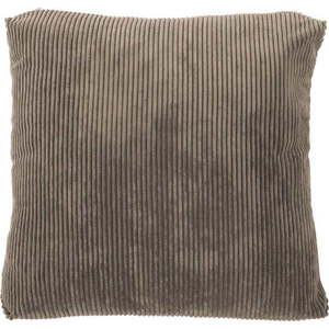 Hnědý dekorativní polštář Tiseco Home Studio Ribbed, 60 x 60 cm obraz