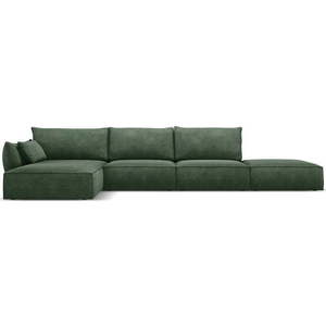 Tmavě zelená rohová pohovka (levý roh) Vanda – Mazzini Sofas obraz