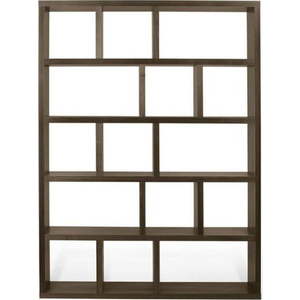 Hnědá knihovna v dekoru ořechu 150x198 cm Berlin – TemaHome obraz