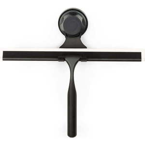 Černá samodržící nástěnná stěrka na sklo s držákem Compactor Bestlock Black Double Hook Squeegee obraz