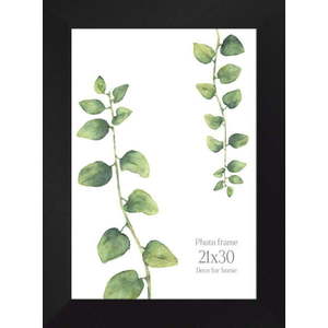 Černý nástěnný rámeček Styler Narvik, 27 x 36 cm obraz