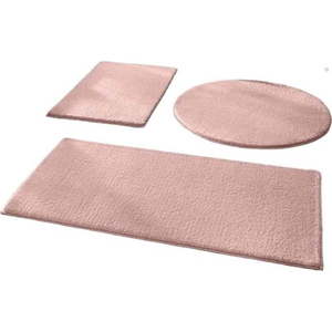 Růžové koupelnové předložky v sadě 3 ks 50x90 cm – Mila Home obraz
