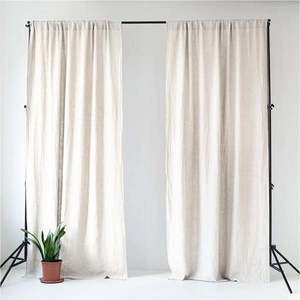 Bílý závěs 140x170 cm Night Time – Linen Tales obraz