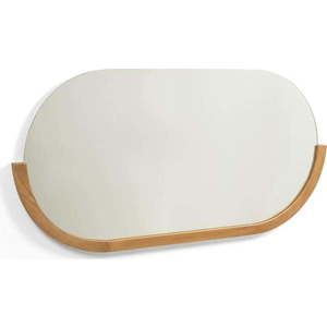 Nástěnné zrcadlo s dřevěným rámem 96x55 cm Rokia – Kave Home obraz