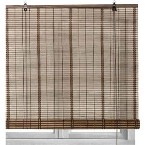 Tmavě hnědá bambusová roleta 160x180 cm Natural Life – Casa Selección obraz