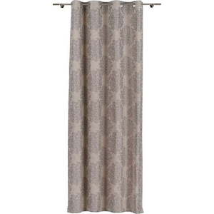 Šedo-hnědý závěs 140x245 cm Kansai – Mendola Fabrics obraz