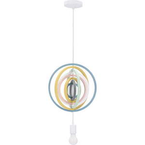 Závěsné svítidlo s textilním stínidlem Single – Candellux Lighting obraz