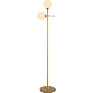 Stojací lampa ve zlaté barvě Squid Lighting Kruva, výška 174 cm obraz