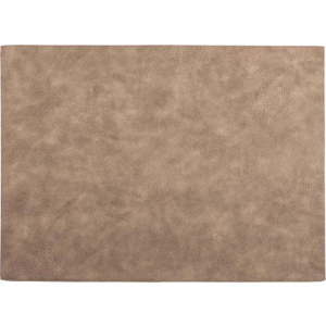 Hnědé prostírání z imitace kůže ZicZac Troja Rectangle, 33 x 45 cm obraz