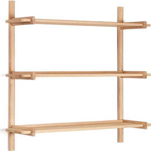 Modulární policový systém z dubového dřeva v přírodní barvě 110x98 cm Sitra – Kave Home obraz