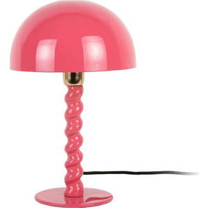 Růžová stolní lampa s kovovým stínidlem (výška 39 cm) Prisa – Leitmotiv obraz