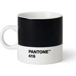 Černý keramický hrnek na espresso 120 ml Espresso Black 419 – Pantone obraz
