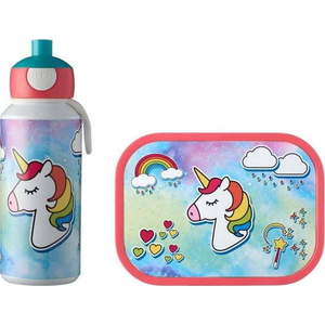 Sada dětského svačinového boxu a láhve na vodu Mepal Unicorn obraz