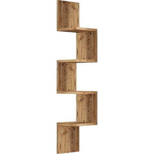 Nástěnná knihovna v dekoru borovice v přírodní barvě 22x117 cm Laura – Kalune Design obraz