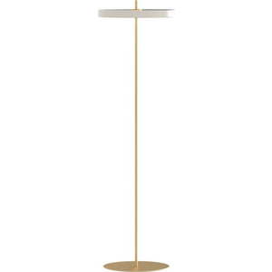 Bílá LED stmívatelná stojací lampa s kovovým stínidlem (výška 151 cm) Asteria Floor – UMAGE obraz
