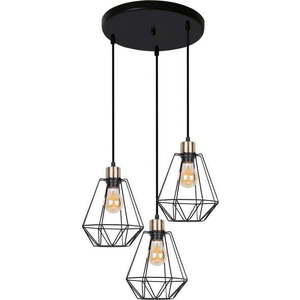 Černé kovové závěsné svítidlo Primo – Candellux Lighting obraz