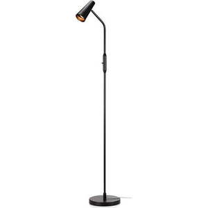 Černá stojací lampa Markslöjd Crest, výška 145 cm obraz