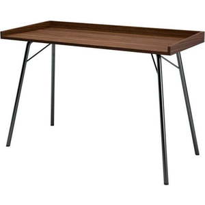 Pracovní stůl s deskou v dekoru ořechového dřeva 52x115 cm Rayburn – Woodman obraz