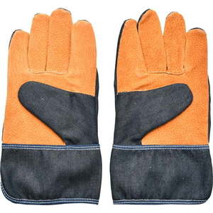 Modro-oranžové zahradnické rukavice Esschert Design Denim obraz