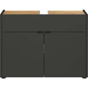 Antracitová skříňka pod umyvadlo 80x60 cm Forano – Germania obraz