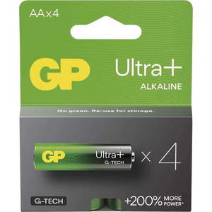Alkalické baterie AA 4 ks Ultra Plus – EMOS obraz