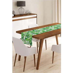 Běhoun na stůl 45x140 cm Tropical Leaves – Minimalist Cushion Covers obraz