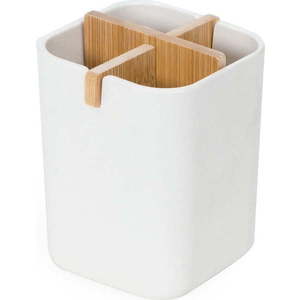 Bílý koupelnový organizér Compactor Ecologic, 8, 4 x 7, 8 cm obraz
