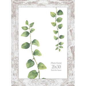 Světle šedý nástěnný rámeček Styler Narvik, 27 x 36 cm obraz