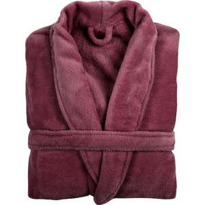 Vínový župan z mikroplyše velikost L/XL Cosy – Tiseco Home Studio obraz