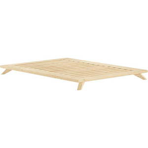 Dvoulůžková postel Karup Design Senza Bed Natural, 160 x 200 cm obraz