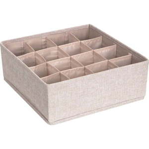 Béžový organizér do zásuvky s 16 přihrádkami Bigso Box of Sweden Drawer obraz