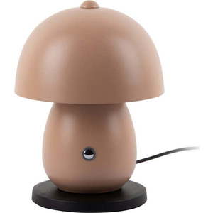Světle hnědá LED stolní lampa s kovovým stínidlem (výška 18 cm) Mono LED – Leitmotiv obraz