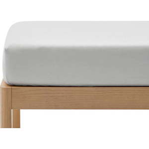 Bílé napínací prostěradlo z bavlněného perkálu 70x140 cm Fleno – Kave Home obraz