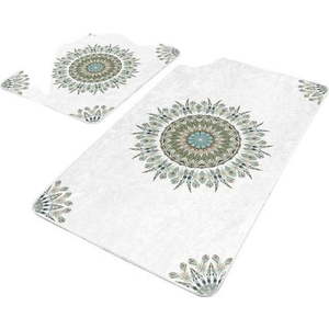 Bílé koupelnové předložky v sadě 2 ks 60x100 cm – Mila Home obraz