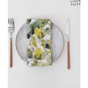 Lněné ubrousky v sadě 2 ks Lotus – Linen Tales obraz