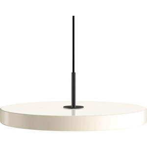 Krémové LED stmívatelné závěsné svítidlo s kovovým stínidlem ø 43 cm Asteria Plus Medium – UMAGE obraz