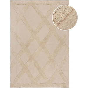 Béžový bavlněný koberec 120x170 cm Tessa Diamond – Flair Rugs obraz