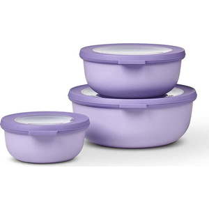 Potravinové krabičky v sadě 3 ks Vivid lilac – Mepal obraz