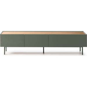 TV stolek v dekoru dubu v zeleno-přírodní barvě 180x45 cm Arista – Teulat obraz