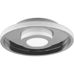 Kovové LED stropní svítidlo v leskle stříbrné barvě ø 30 cm Ascari – Trio obraz