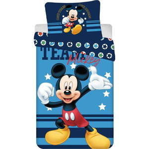 Bavlněné dětské povlečení na jednolůžko 140x200 cm Mickey Team – Jerry Fabrics obraz